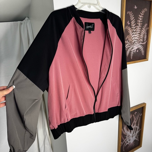 Torrid Colorblock Bomber Jacket (1) - Picture 3 of 7